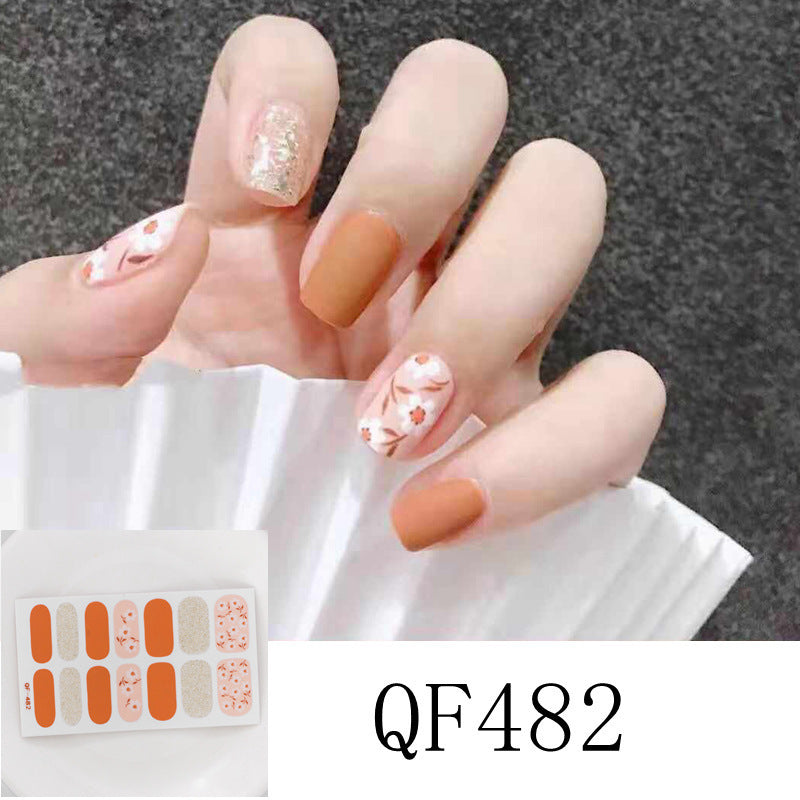 Nail Sticker 3D Diamond Nail 14 Stickers Waterproof - MAXIME