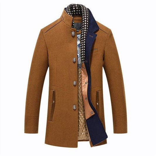 Men's woollen overcoat - MAXIME