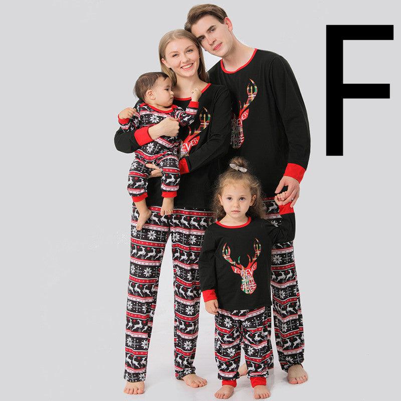 Christmas Family Pajamas Set Mom Dad And Son - MAXIME