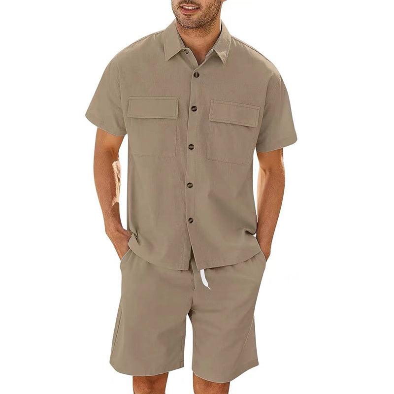 Summer Suits Men Short Sleeve - MAXIME