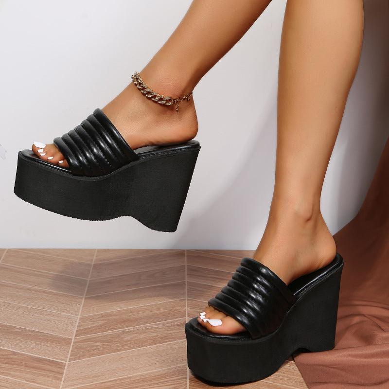 High Wedges Shoes Women - MAXIME