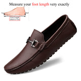 Genuine Leather Loafers Designer - MAXIME