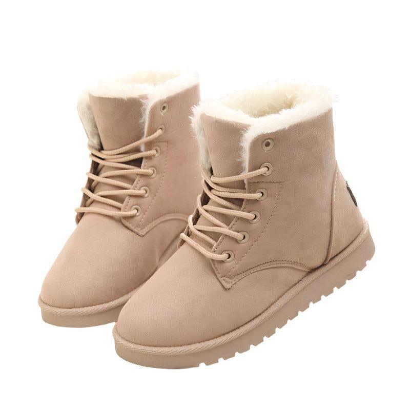 Winter Snow Boots Lace Up Shoes - MAXIME