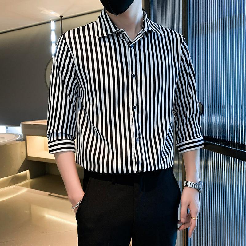 Men With Black And White Stripes - MAXIME