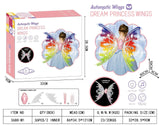 Girls Electrical Butterfly Wings With Lights Glowing Shiny Dress - MAXIME