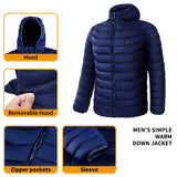 Men Heated Puffer Jacket Electric Heating Coat - MAXIME