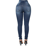 Women's High Waist Slim Jeans - MAXIME