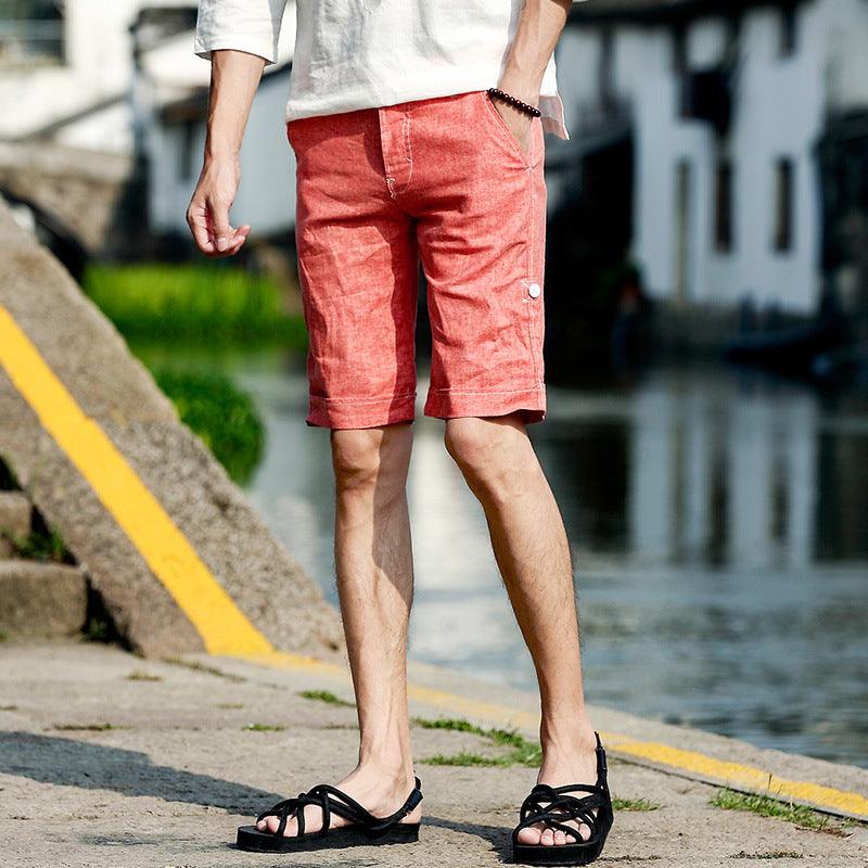 New linen shorts men - MAXIME