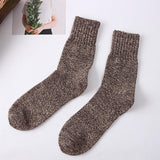 Winter terry wool socks men - MAXIME