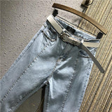 MAXIME Split pencil jeans - MAXIME