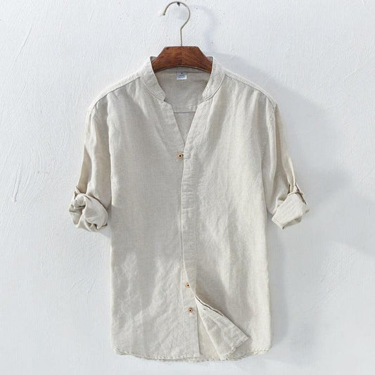 Men's Casual Shirt Loose Cotton