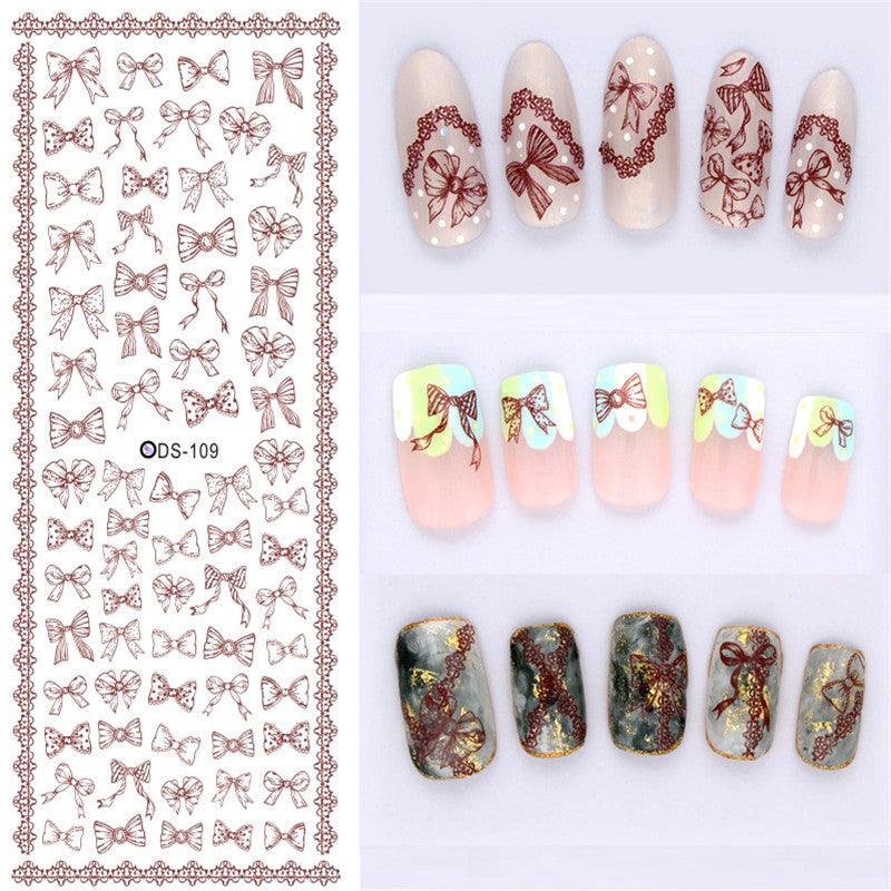 Watermark sticker decal nail sticker - MAXIME