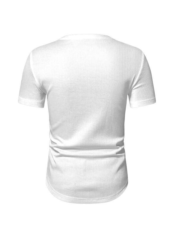 Men's Muscle Slim Fit T-Shirt V Neck - MAXIME