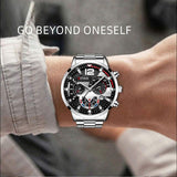 Men's Fashion Casual Six-pin Steel Belt Watch Quartz Watch - MAXIME