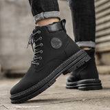 High-top Warm Martin Boots Thickened - MAXIME