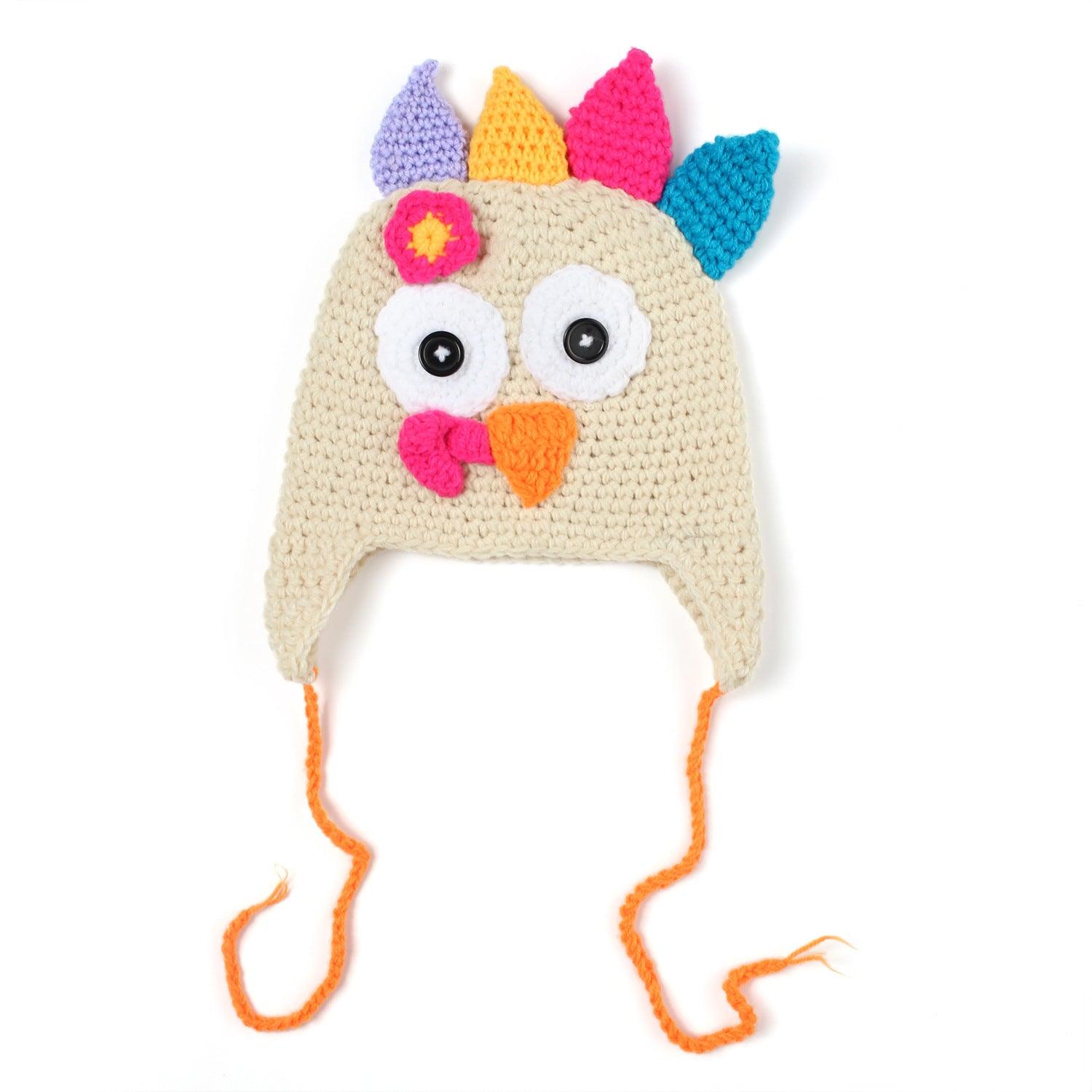 Thanksgiving hand-woven turkey hat - MAXIME