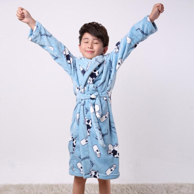 Flannel children's nightgown - MAXIME