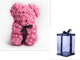 25cm Cute Flower Rose Bear Handmade Valentines Gift - MAXIME