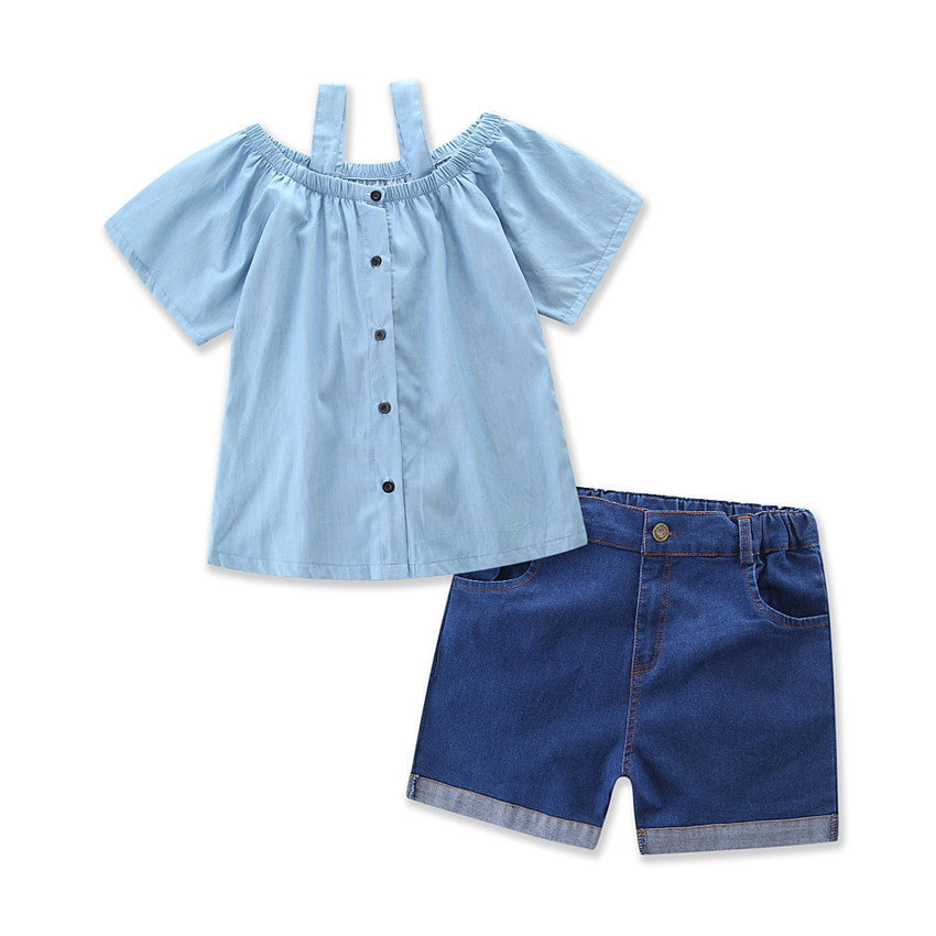 Mother-daughter cotton T-shirt + round skirt pants - MAXIME