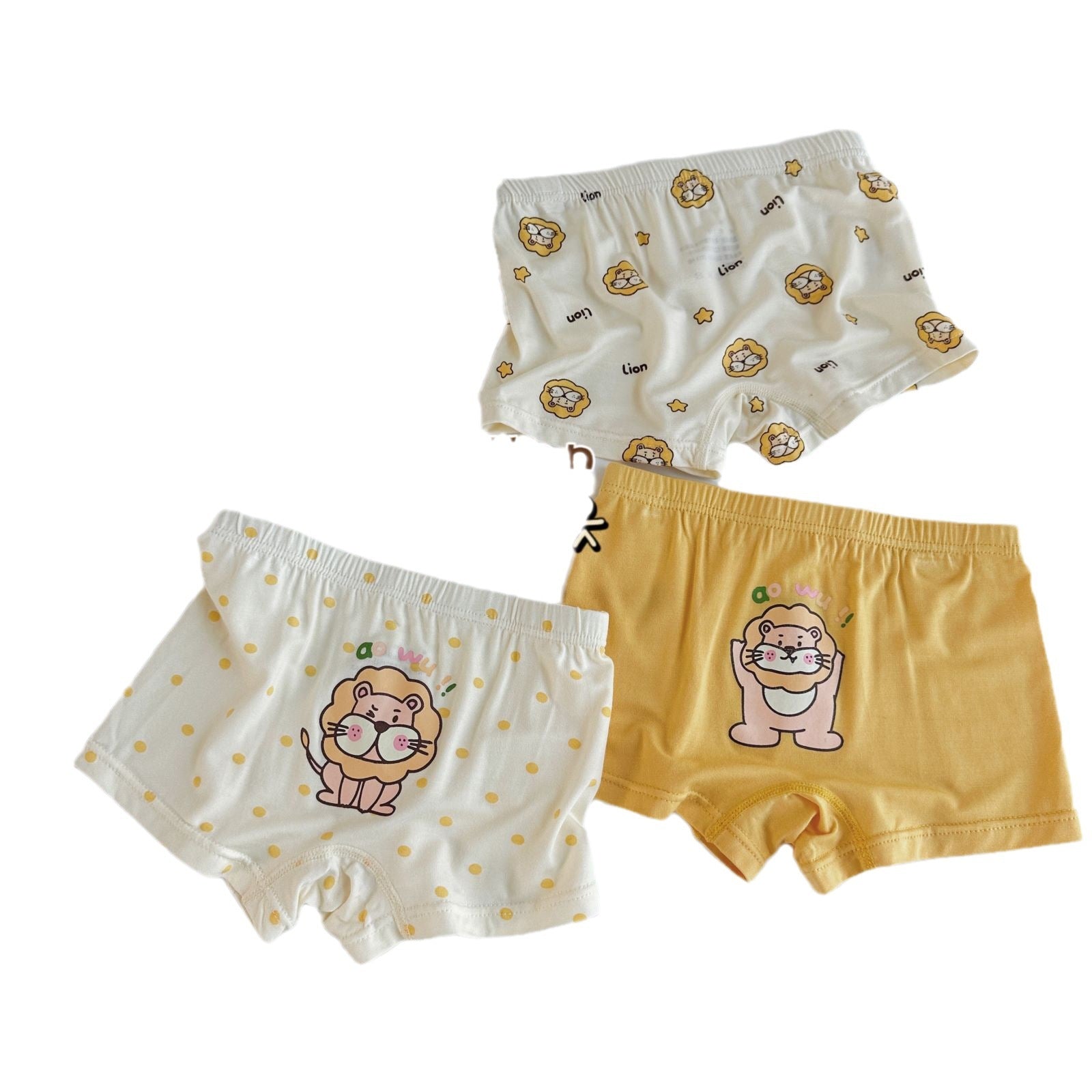 Three-piece Set Children's Underwear Kindergarten Boxer Shorts - MAXIME