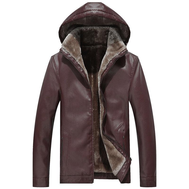 Men's Casual Zipper Slit Turn-down Collar Coat - MAXIME