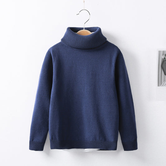 Autumn and winter high collar children's knitwear - MAXIME