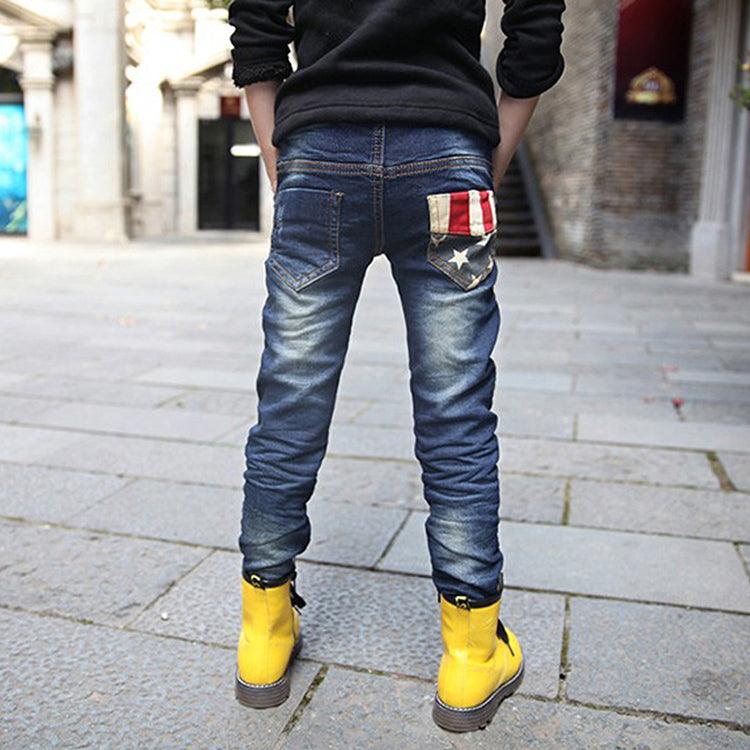 Boy patchwork jeans - MAXIME