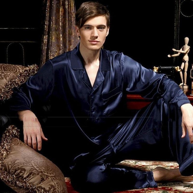 Pajamas Nightgown Loose Homewear Men Winter Sleepwear - MAXIME