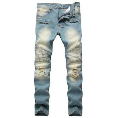 Maxime special zipper, jeans, broken holes, - MAXIME