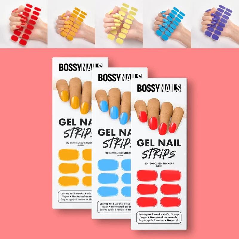 Nail Sticker Letter Color Nail Art Sticker Full Sticker - MAXIME