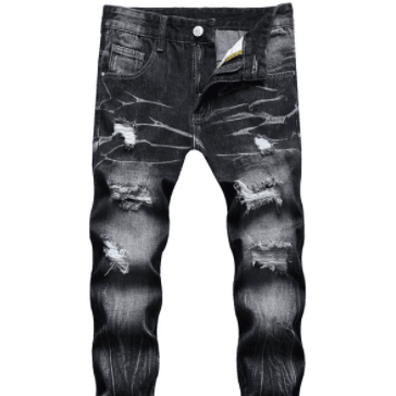 Maxime Distressed Denim Jeans Trousers Pants - MAXIME