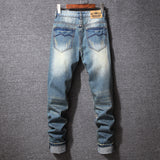 Hong Kong Style Ripped Jeans American Casual Loose - MAXIME