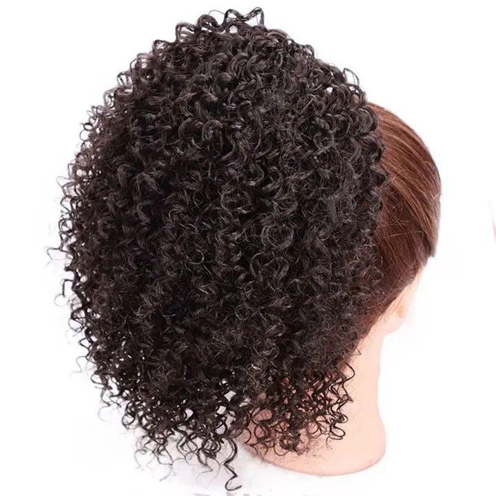 Drawstring Stretch Small Curly Wig - MAXIME