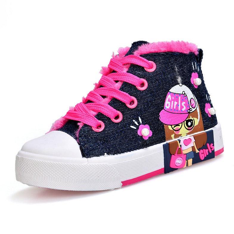 Children's Shoes Canvas Girls' Sneakers - MAXIME