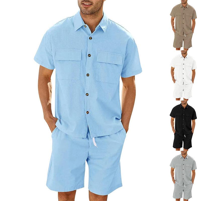 Summer Suits Men Short Sleeve - MAXIME