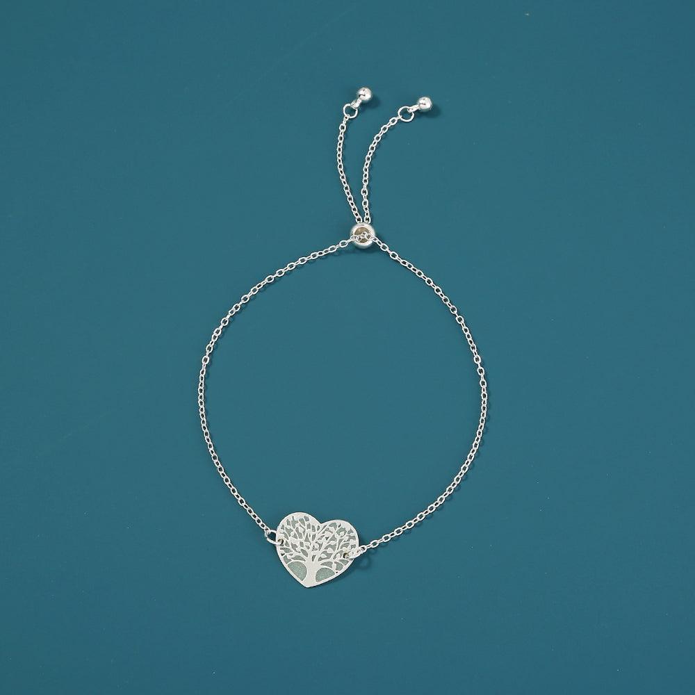 Maxime Silver copper heart tree bracelet - MAXIME