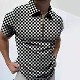 Men Solid Polo Shirts Brand Men Short-Sleeved Shirt - MAXIME