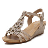 Women's Sandals Boho Bohemia Wedge Shoes Party Daily Beach Shoes - MAXIME