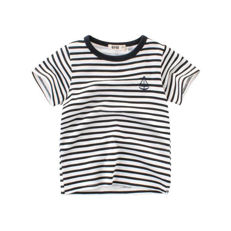 Boys' Cotton Kids Striped T-Shirt - MAXIME