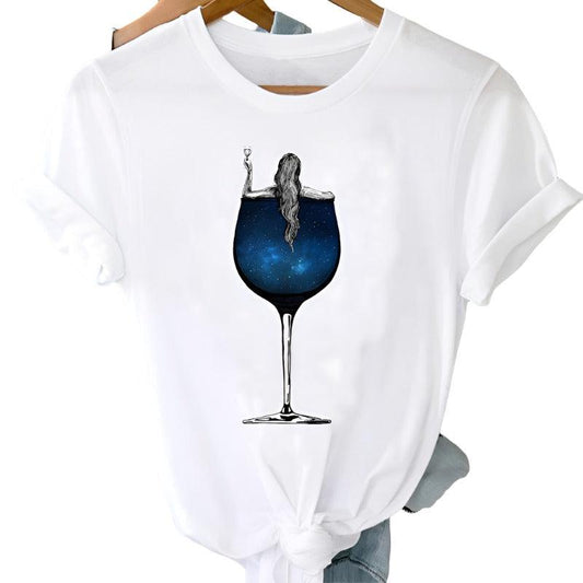 Women Clothing Wine Lady Short Sleeve - MAXIME