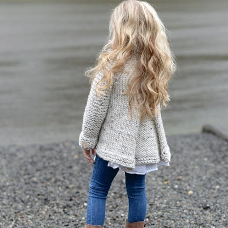 Girls cardigan sweater coat - MAXIME