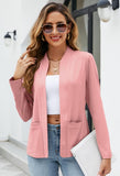 Fashion Women With Pockets Suit Jacket Tops - MAXIME