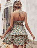 Summer Printed Backless - MAXIME