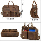 Large Capacity Leather Travel Bag - MAXIME