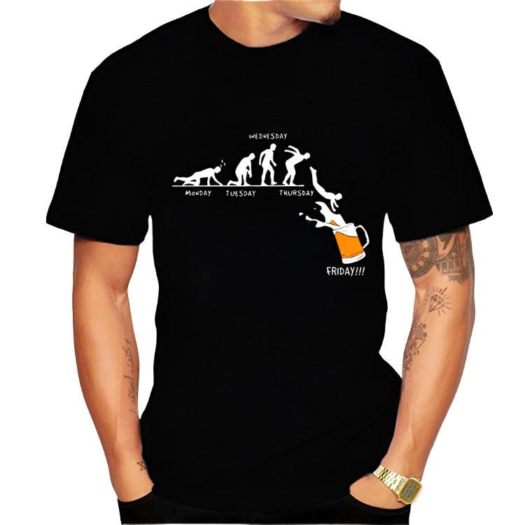 Men's And Women's T-shirt Beer - MAXIME