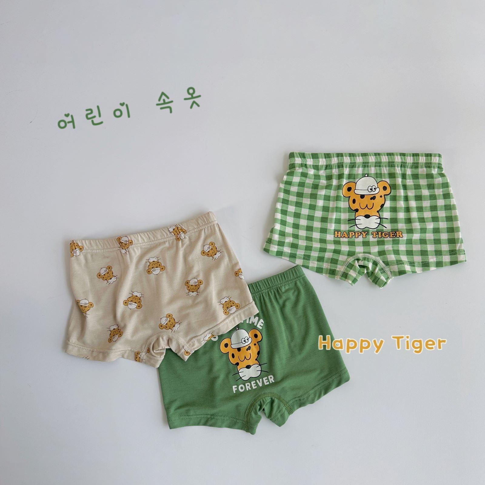 Three-piece Set Children's Underwear Kindergarten Boxer Shorts - MAXIME