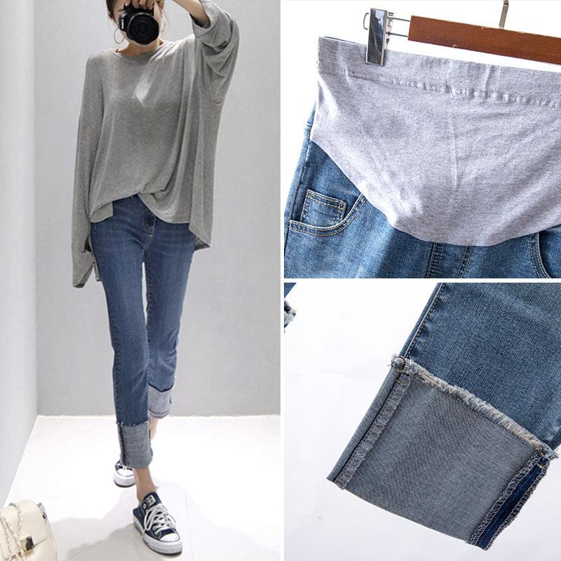 MAXIME Cuffed Jeans For Pregnant Women - MAXIME