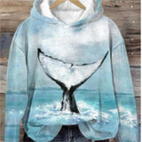 Hooded Cardigan Draping Effect Lazy - MAXIME