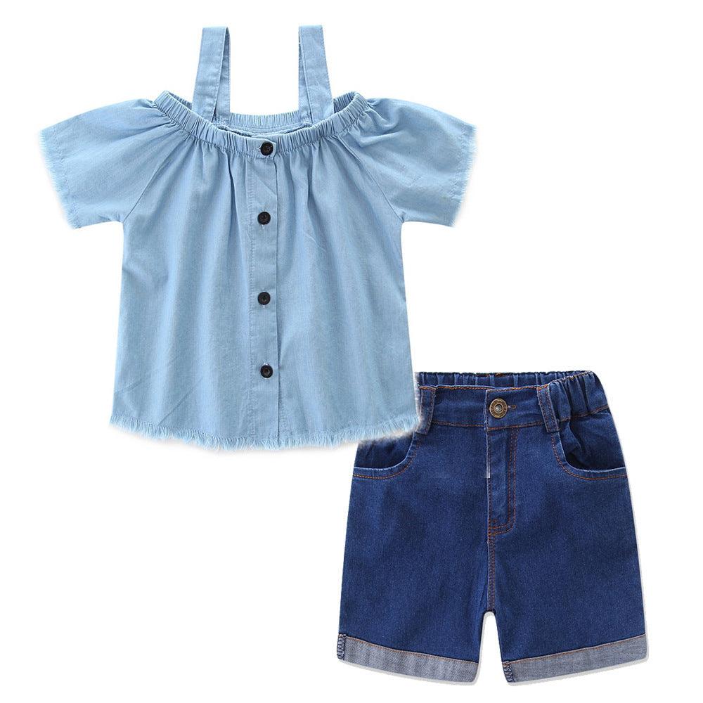 Mother-daughter cotton T-shirt + round skirt pants - MAXIME