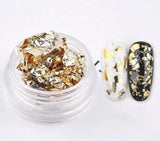 Nail tin foil fragment nail jewelry - MAXIME